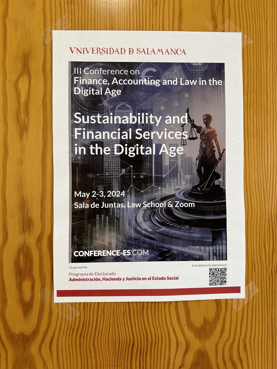 Conference venue entrance